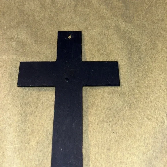 Evil Eye & Sun Wood  Cross - Picture 5 of 6